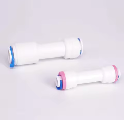 Fit for 1/4" 3/8" OD Tube Pushfit Non-Return One Way Check Valve Connector Fitting Aquarium Reverse 