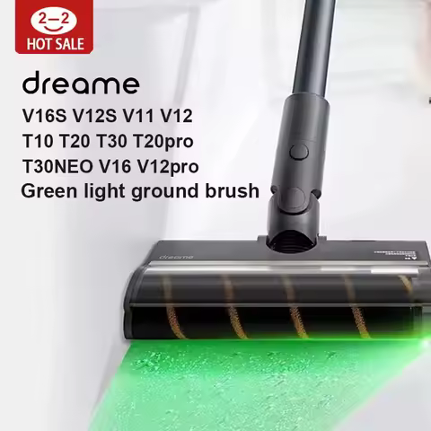 Dreame V16S V12S V11 V12 T10 T20 T30 T20pro T30NEO V16 V12pro Roller Brush With Green LED Dust Soft 