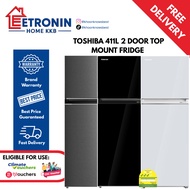 Climate Voucher Eligible* Toshiba GR-RT559WE 411L Top Mounted Fridge GR-RT559WE-PMX(06S) | PMX(21S) 