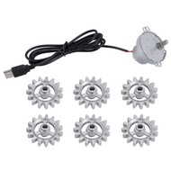 Automatic Rotisserie Grill Tools Metal BBQ Rotary Frame Gear with USB Cable Motor DIY Automatic Rota