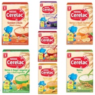Nestle Baby Cerelac Infant Cereals Beras / Gandum &amp; Madu / Beras &amp; Buah-buahan / Beras &amp; Sayur-sayuran / Oat , Gandum &amp; Prun / /Beras &amp; Ayam / Multi bijirin &amp; Sayur-sayuran