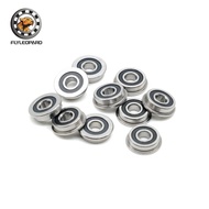 10Pcs F695 2RS 5x13x4 mm ABEC-7 Flanged Miniature F695 RS Ball Bearings F695RS For 3D printer VORON-