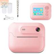 MorningSGChildren Digital Camera Instant Print for Kids Thermal Print Camera Instant Photo Printing 