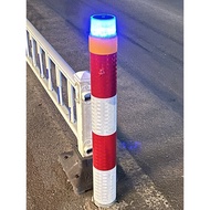 114-Pillar Headlight Warning Solar Door Pile Anti-Collision Pillar Signal Light Roadside Pillar Head