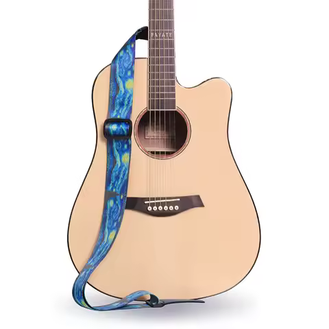 Guitar Strap Printing Adjustable Nylon Guitar Belt for Ukulele Bass Electric/Acoustic Guitar Accesso