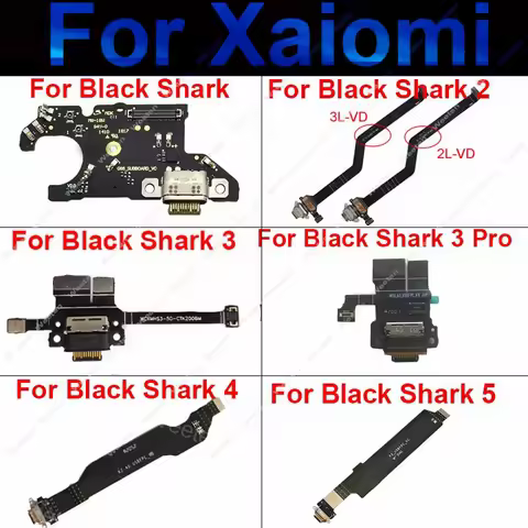USB Charge Board Port For Xiaomi Black Shark 2 3 4 5 Pro USB Charging Port Dock Charger Plug Connect