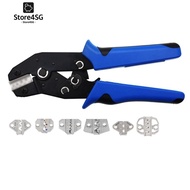 Crimping Pliers Ratchet Hand Tools Steel for Insulated &amp; Non-Insulated Tube VE RV SV JST