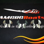 40mm 42mm 45mm LH & RH AMGRC CNC Zinc Alloys Racing Propeller for 4mm or 4.76mm Prop Shaft with Dive