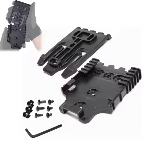 QLS Platform Attachment with Locking Including Fork and Duty Receiver Plate for Duty Holsters and Ac