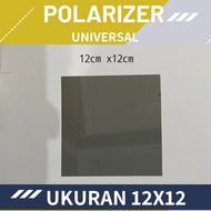 Polarizer positif/Negatif display12 x12 cm untuk speedometer/jamtangan/kalkulator/hp