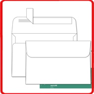 Printable White Envelope Wallet 13 X 18 cm A7 (Loose Pieces)