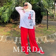 SETELAN MERAH PUTIH ZOLAQU ORIGINAL