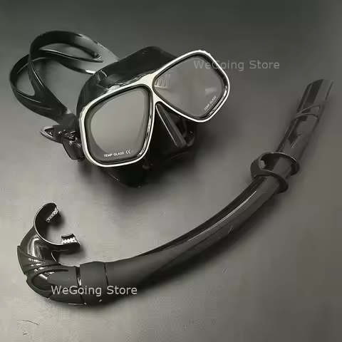 Professional Freediving Glasses Mask Low Volume Similar to Apollo Aluminum Alloy Scuba Diving Set wi