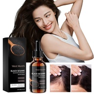 1 Pc Black Sesame Rosemary Hair Serum 30ml Nourish Ends Split Hair Shine Frizz Care Reduce N6T0