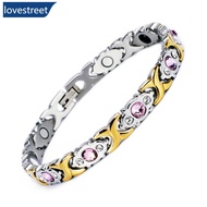 LOVESTREET Fashion Removable Energy Magnet Bracelet Magnetic Slimming Bracelet Jewelry Summer Women 
