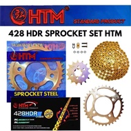 428HDR-128L GSX110 FX110 FC110 SUZUKI O RING CHAIN HTM SPROCKET SET