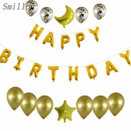 Happy Birthday balloons air Letters Gold foil ballon Birthday Party 1st Birthday Baby Shark Birthday