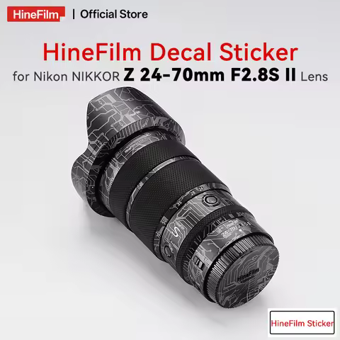 Hinefilm Skin for Nikon Z 24-70mm f/2.8 S II Lens Sticker 24 70 Wrap Cover for Nikkor Z 24-70 F2.8 I