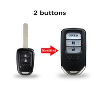 high quality for Honda City GM6 Jazz GK Hrv Brio Modified flip key cover kit car key accessories wit