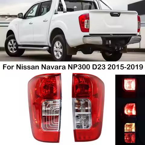 Car Rear Bumper Tail Light Stop Brake Light Taillights Assembly With Bulbs For Nissan Navara NP300 D