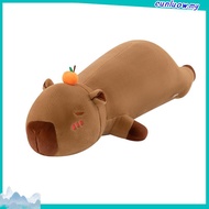 Cevo 100cm Capybara long plush sleeping pillow cute plushie capybara plush toy kid birthday gift