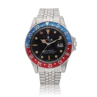 Rolex GMT Master Reference 1675, a stainless steel automatic wristwatch with date with a GMT, circa 