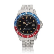 Rolex GMT Master Reference 1675, a stainless steel automatic wristwatch with date with a GMT, circa 1972