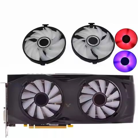 2pcs FDC10U12S9-C RX 470 GPU Cooling Fan for XFX AMD Radeon RX 470 480 580 RX580 RX480 RX470 Edition