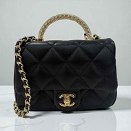 CHANEL 壓克力手把COCO HANDLE 黑色