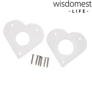 WISDOMEST 2 Sets Metal Bird House Guard, Aluminum Silver Bird House Guard, Sturdy 28mm Diameter Hole