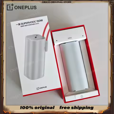 Sales OnePlus 150W 20000mAh High Capacity Power Bank SUPERVOOC Fast Charging 1+ PowerBank Built in C