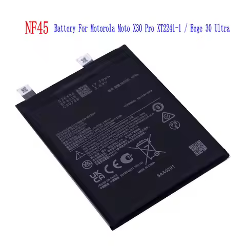 1x 4610mAh 17.93Wh NF45 Replacement Battery For Motorola Moto X30 Pro XT2241-1 / Moto Edge 30 Ultra 