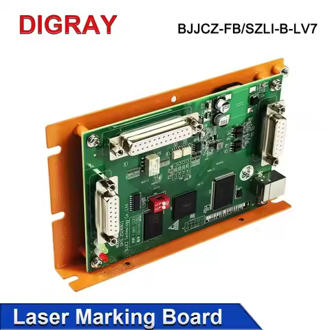 DIGRAY BJJCZ Co2 Laser Controller Original Card JCZ Control Board FBLI-B-LV7 Ezcad2 for Co2 & UV Mar