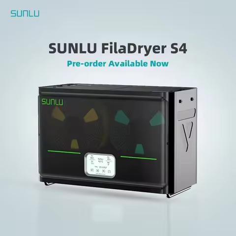 SUNLU 3D Filament Dryer S4 Filament Dryer Fast heating Universal compatibility Fit Four Spools at a 