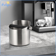 Durable Knock Box for Coffee with Removable Knock Bar Stainless Steel Espresso Bin Espresso Knock Bo