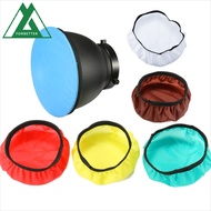 FORBETTER Light Diffuser Cloth Red Yellow Photo Studio Strobe Reflector Standard Cover 7" 180mm Whit