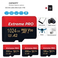 Extreme PRO microsd 256GB UHS-I Memory Card 512GB 1TB micro SD Card 64GB TF Card Class10 U3 V30 A2 c