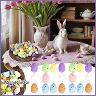 Tiny Easter Decorations Eggs 100X Speckled Miniature Easter Decorative Eggs Colorful Dots Tiny Foam 
