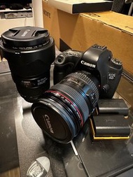 Canon 6d set Full Frame + EF 24-105 F4 IS + EF 16-35 F4 IS 連兩電