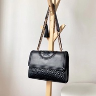 hot sale authentic tory burch bags women   TORY BURCH TB FLEMING SMALL CONVERTIBLE SHOULDER BAG BLACK tory burch official store