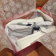 Tory Burch 鞋 Gemini Link Driver - Calf Leather - White/NavySea