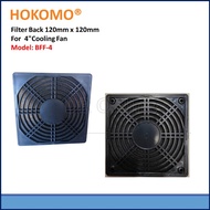 HOKOMO Fan Filter  4inch / 6inch ~ BLACK FILTER, (BFF)