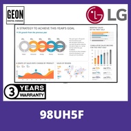 LG 98" inch 98UH5F Full HD Standard Digital Signage