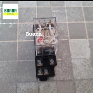 Relay LY2N 220VAC + Socket relay 8 pin / Relay LY2N 220V AC 8 pin