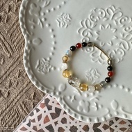 黑金超七貔貅貴氣彈性手鍊