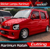 TERBARU STICKER LAMPU KARIMUN KOTAK / STICKER CUTTING LAMPU DEPAN KARIMUN CUSTOM / STICKER VARIASI H