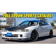 HONDA INTEGRA DC2 ST7 LIP SPOON FIBER #MOMOKVTEC