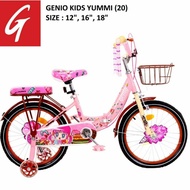 Sepeda Mini Lipat GENIO Yummi 12 16 18 inc sepeda anak perempuan