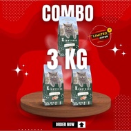 [ COMBO JIMAT 3KG ] KennyWood Cat Fod [ Hair & Skin ] Super Premium Cat Food kurangkan 80% bau najis