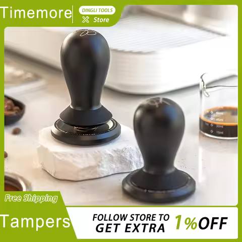 TIMEMORE X Master Co-Branded Anthony Self-Balancing Espresso Tampers Large Diameter Anti-Tilt Base 5
